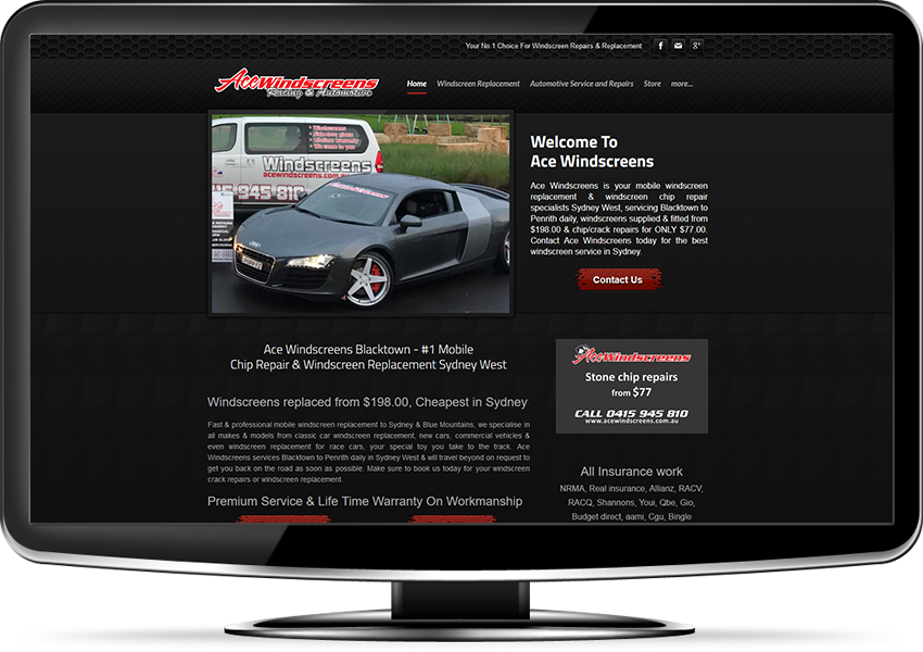 Automotive Website Design